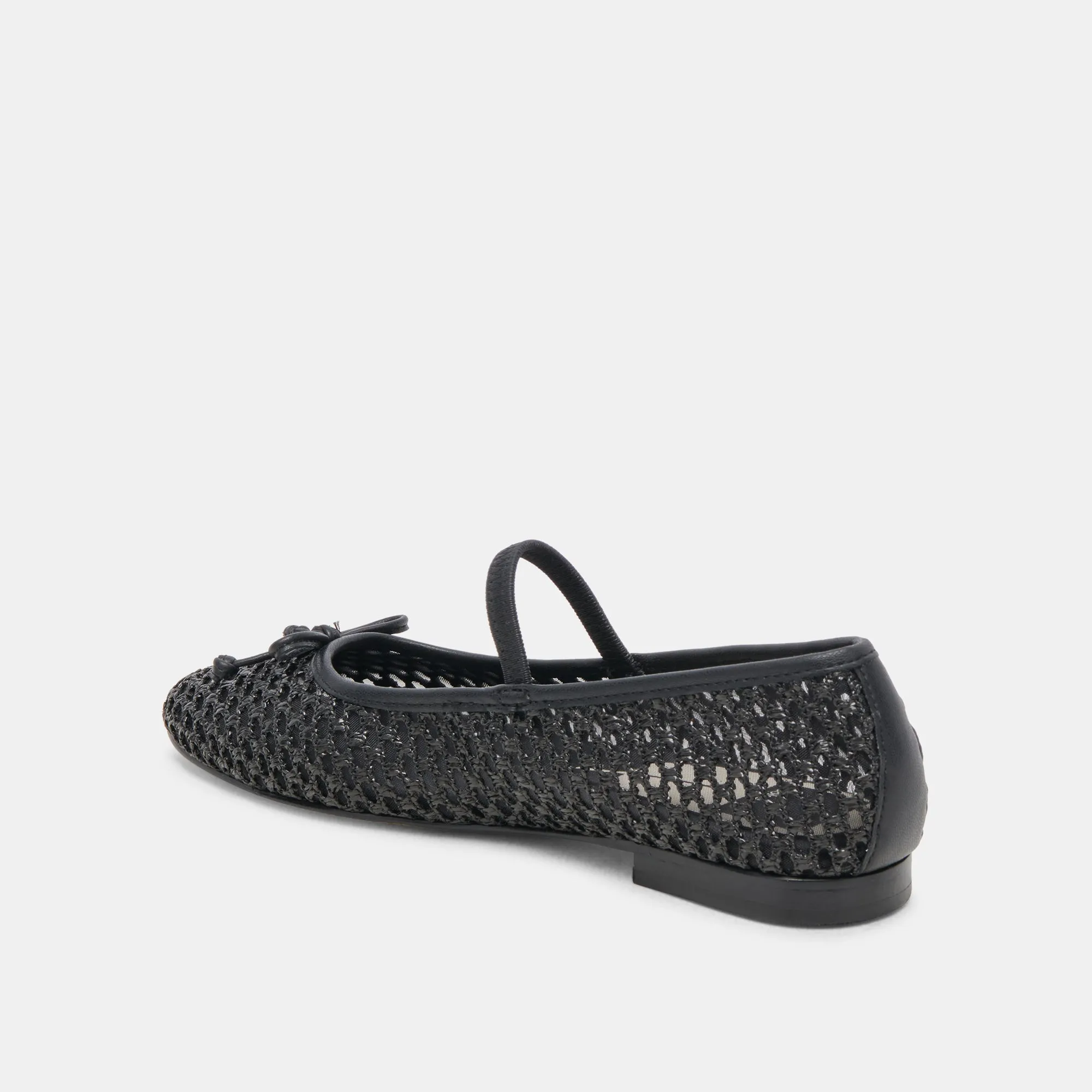 CARIN BALLERINES EN RAFFIA ONYX