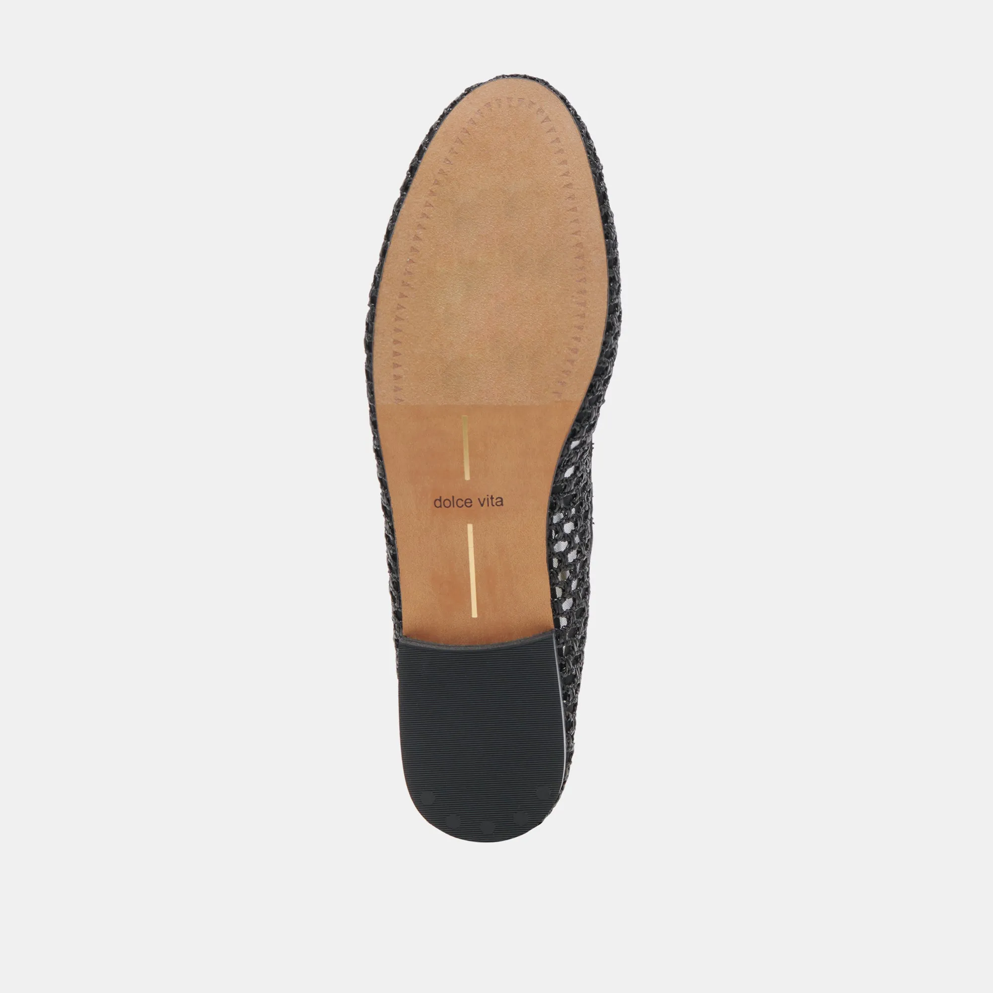CARIN BALLERINES EN RAFFIA ONYX