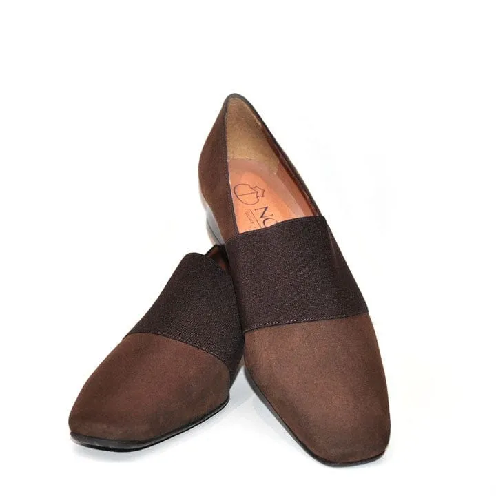Chaussures à talons en simili cuir vegan pour femmes Chiara | Marron