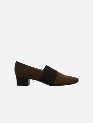 Chaussures à talons en simili cuir vegan pour femmes Chiara | Marron