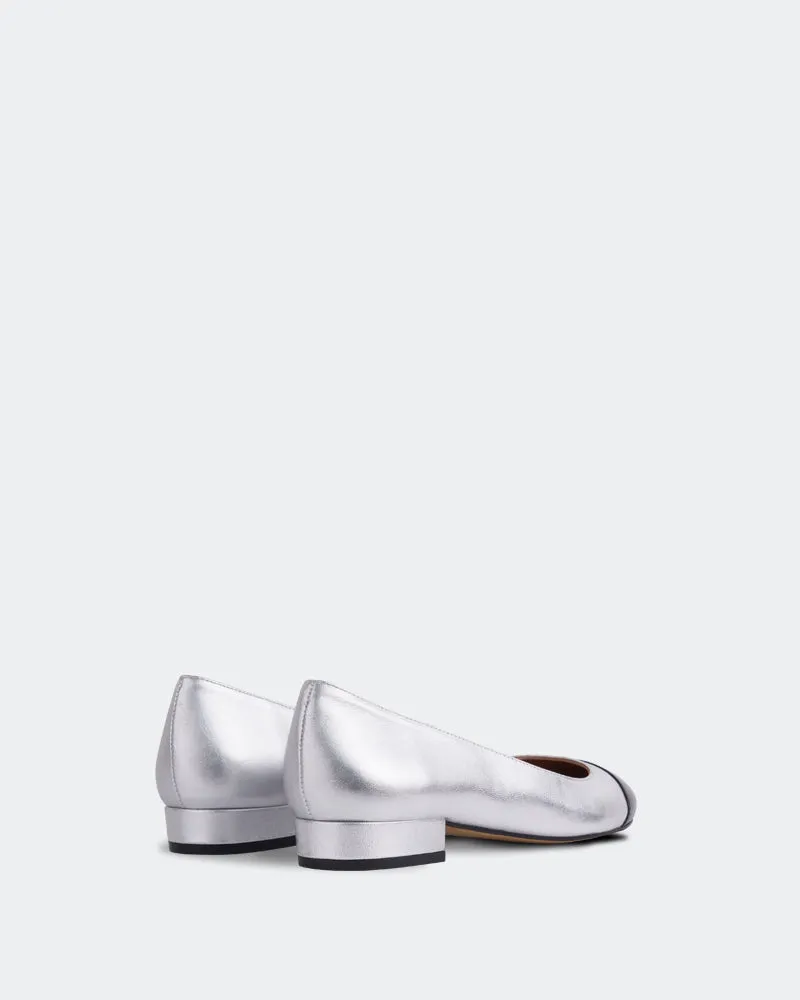 Chuda Cuir Argenté