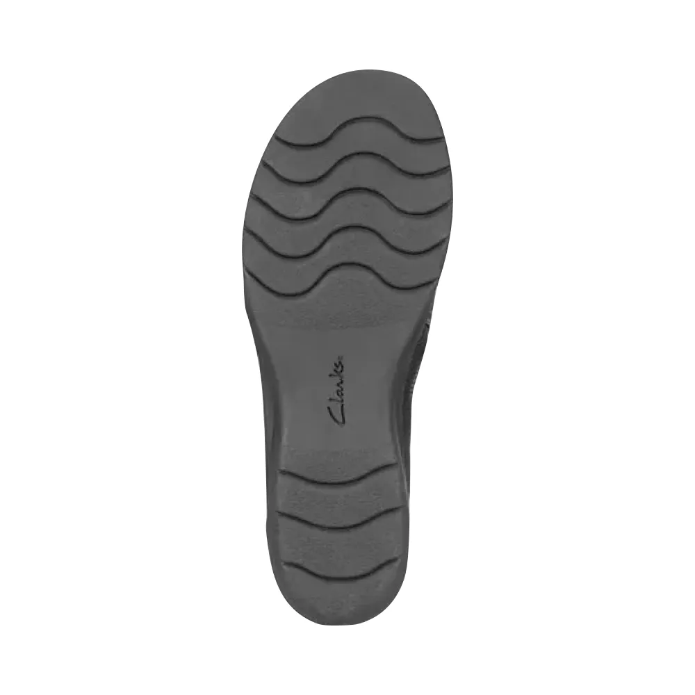 Clarks Femme Cheyn Madi Escarpins en Cuir à Enfiler Noir