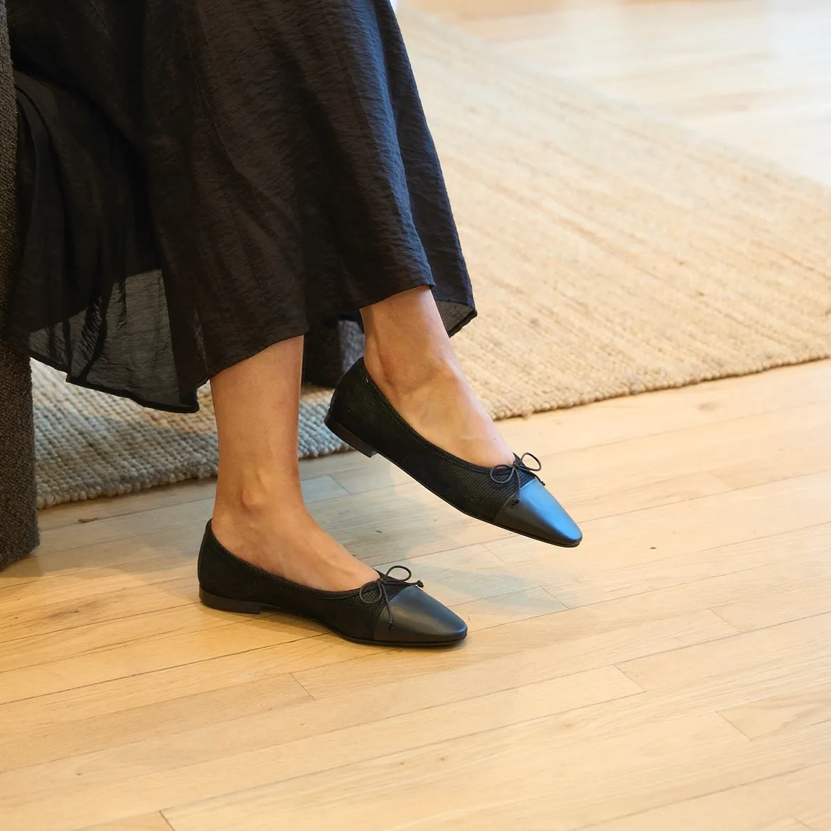 Como - Diamant Noir/Cuir Noir