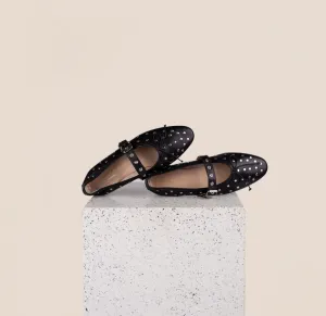 Ceinture à Boucle - Studs Noirs