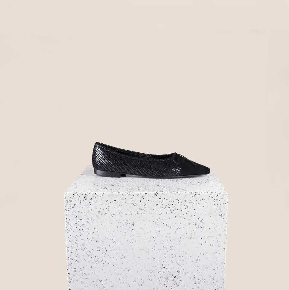 Como - Éclat diamant/Suede noir
