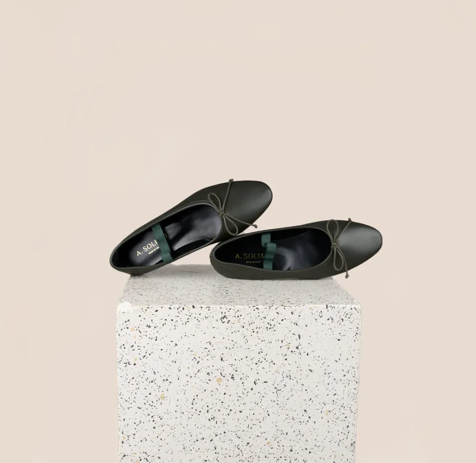 Sangle Como - Cuir Olive