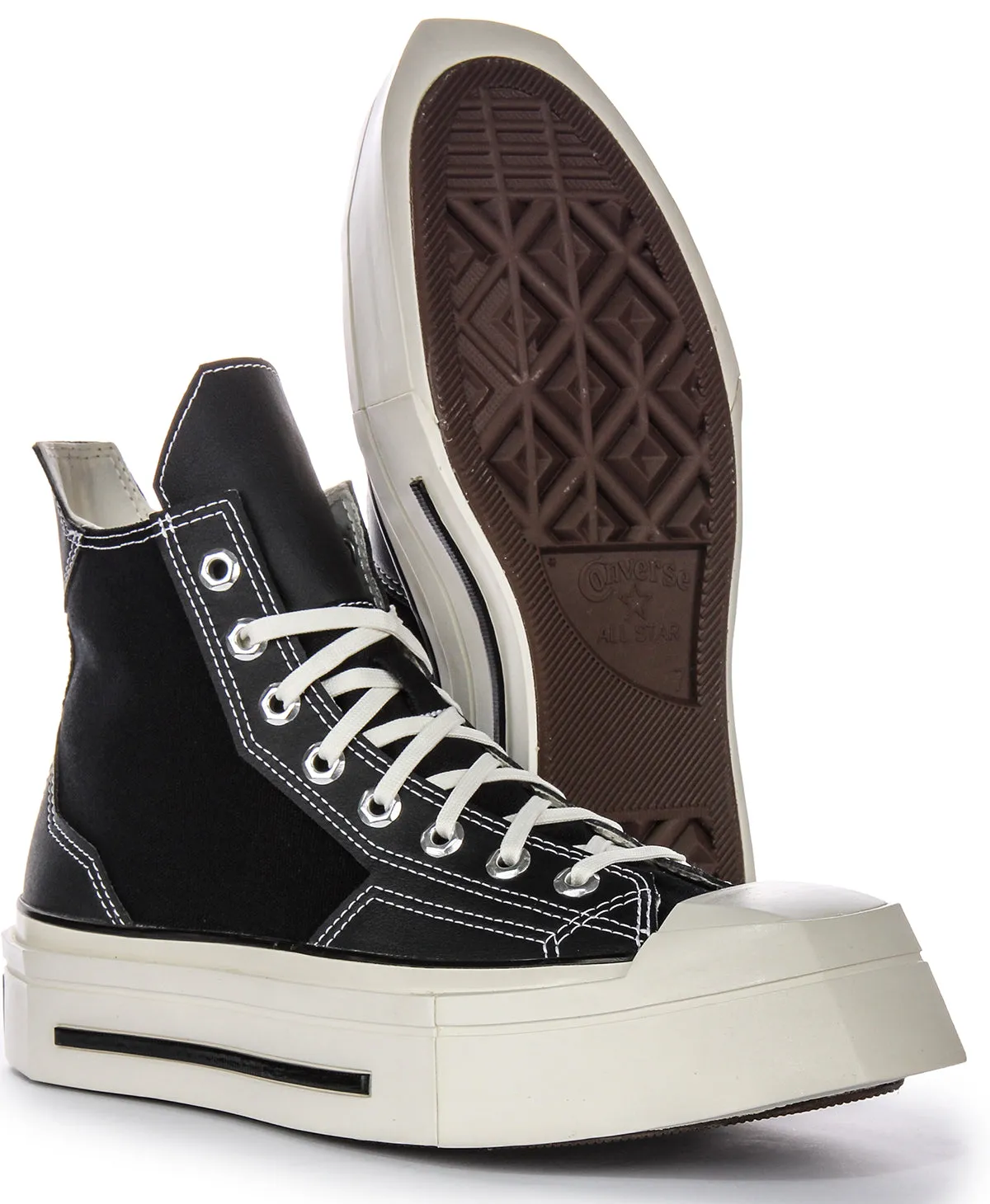 Converse Chuck 70s A06435C De Luxe Squared Haut en Noir Chaussures Converse