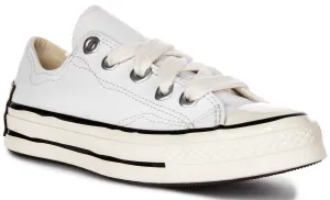 Converse Chuck 70s Sketch Low A08525C en blanc