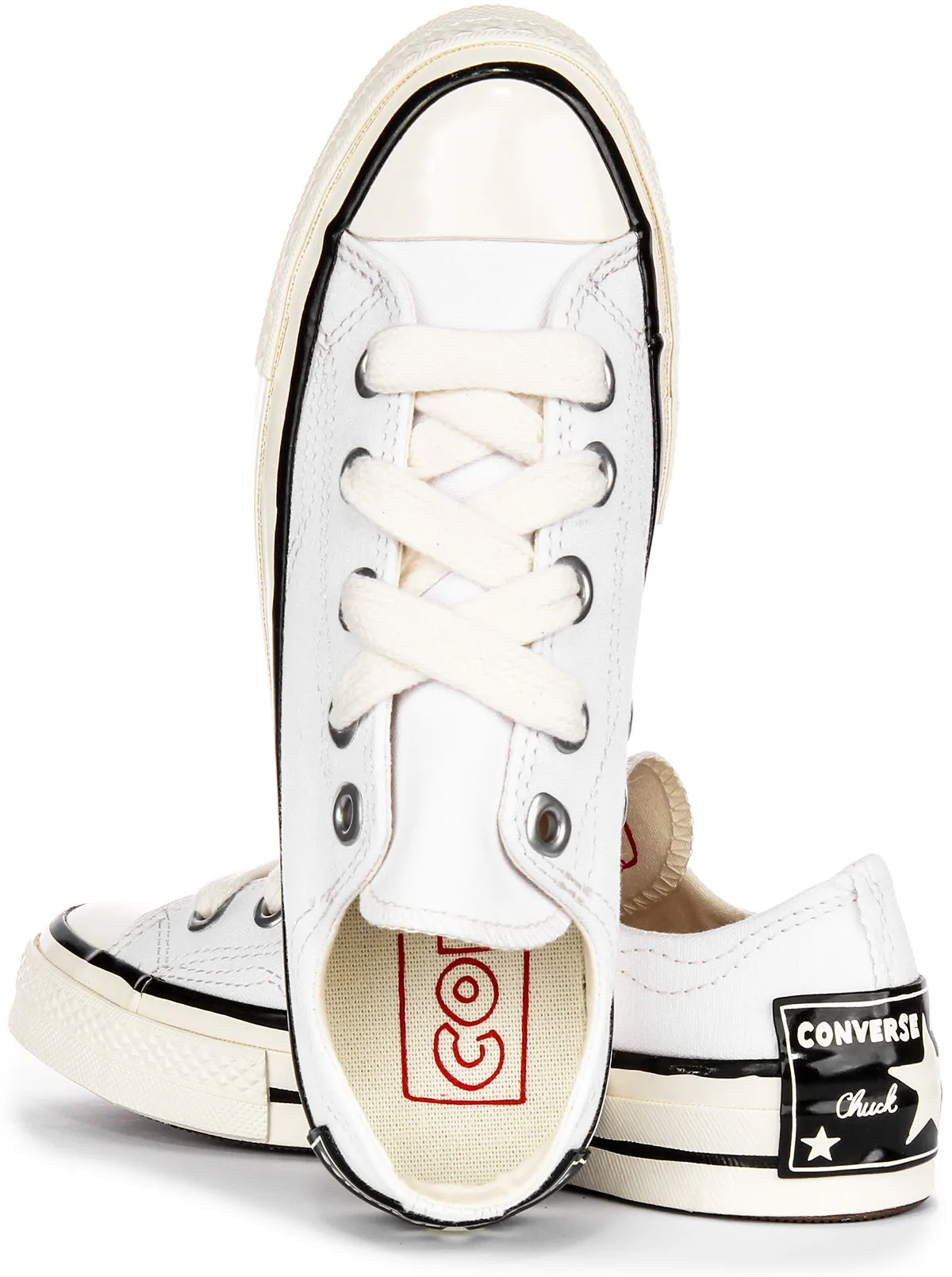 Converse Chuck 70s Sketch Low A08525C en blanc