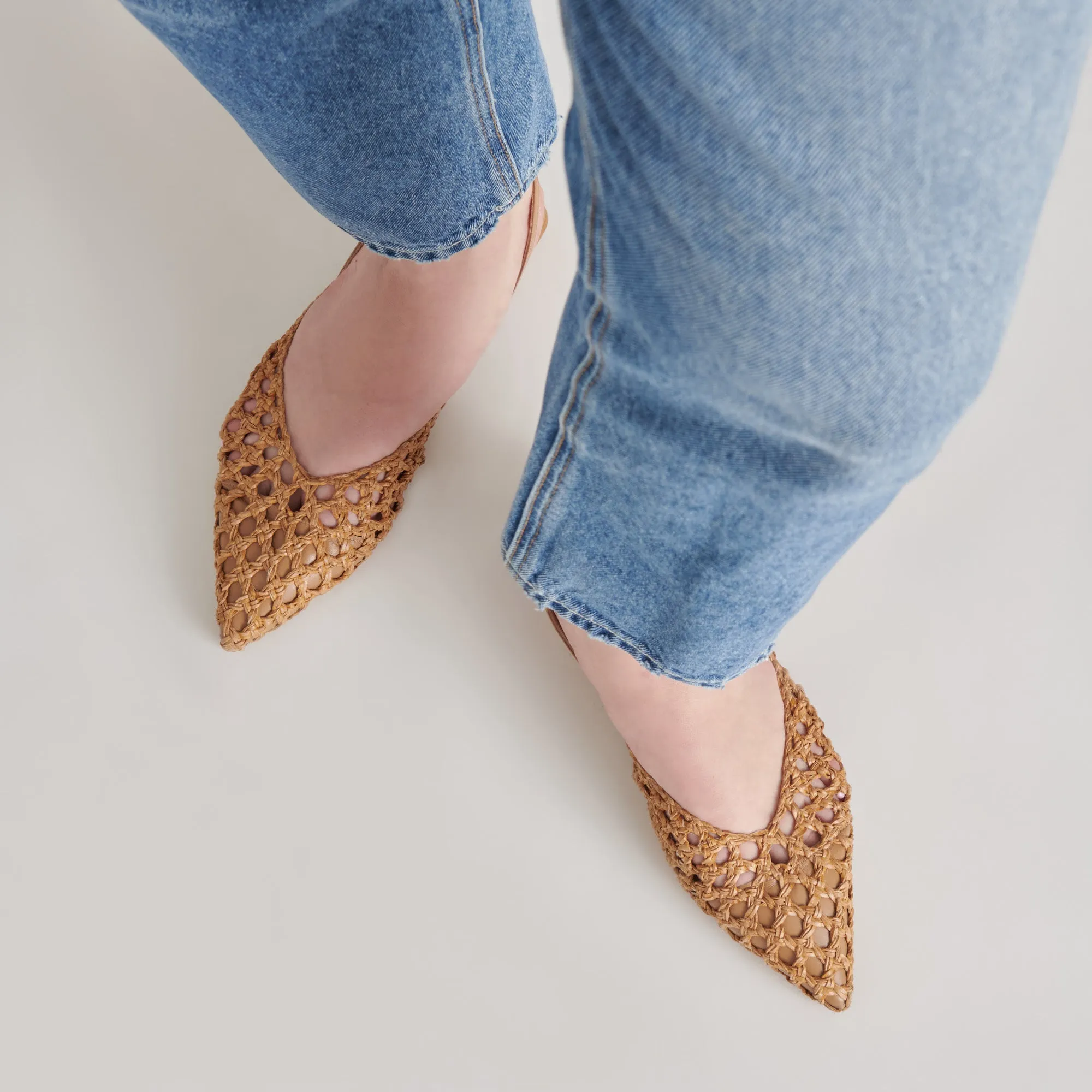 CYNDI FLATS TISSÉ NATUREL