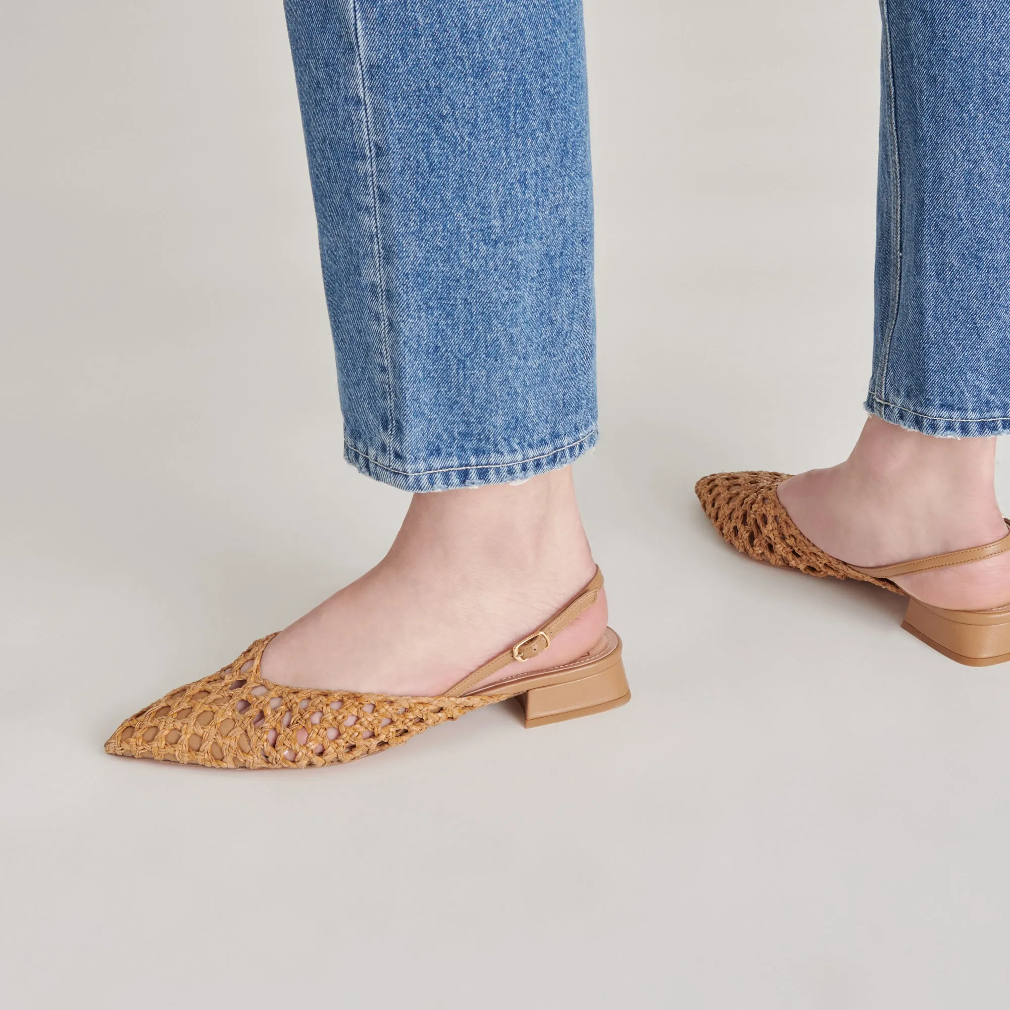 CYNDI FLATS TISSÉ NATUREL