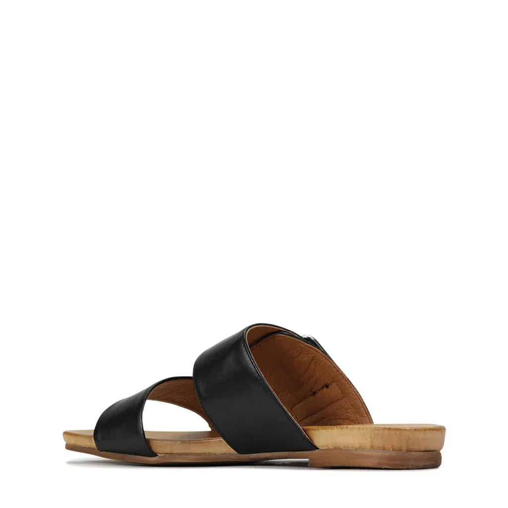 SANDALE DALLAS À BOUCLE EN CUIR