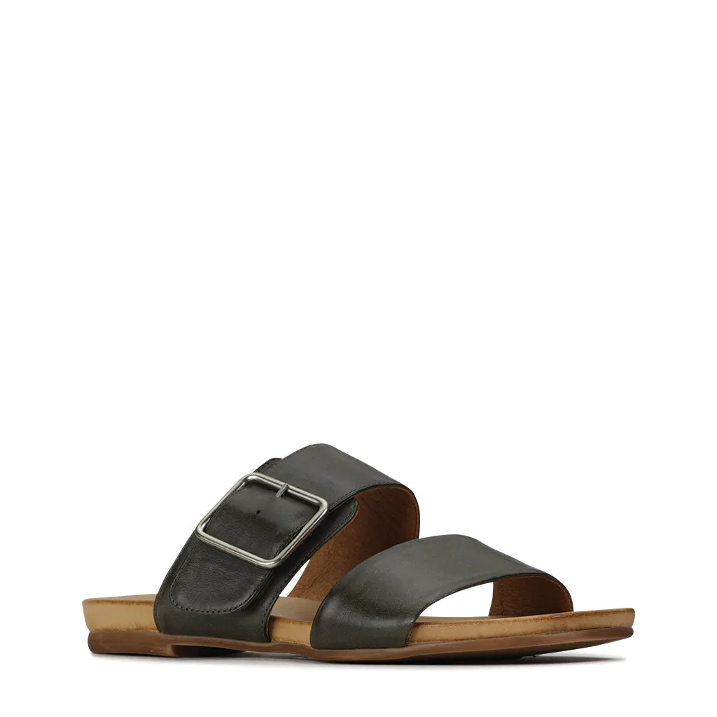 SANDALE DALLAS À BOUCLE EN CUIR
