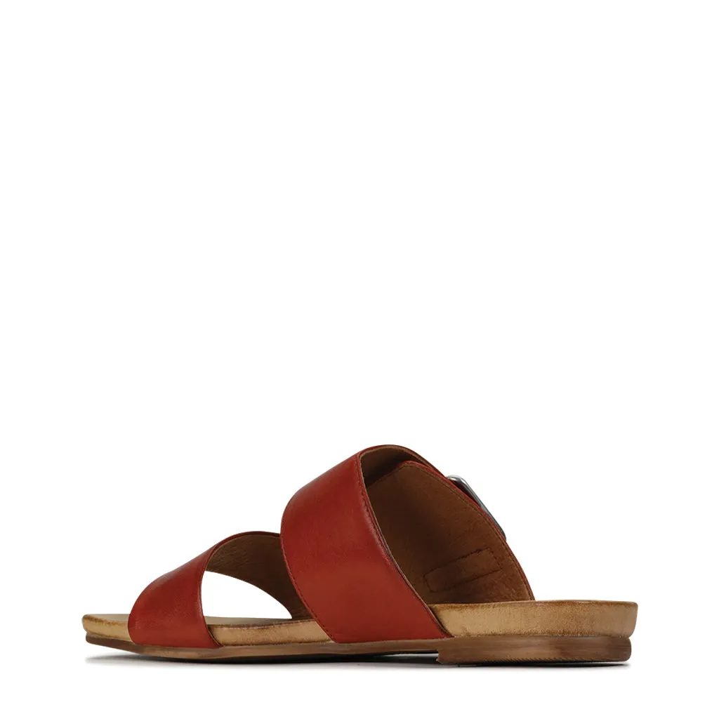 SANDALE DALLAS À BOUCLE EN CUIR
