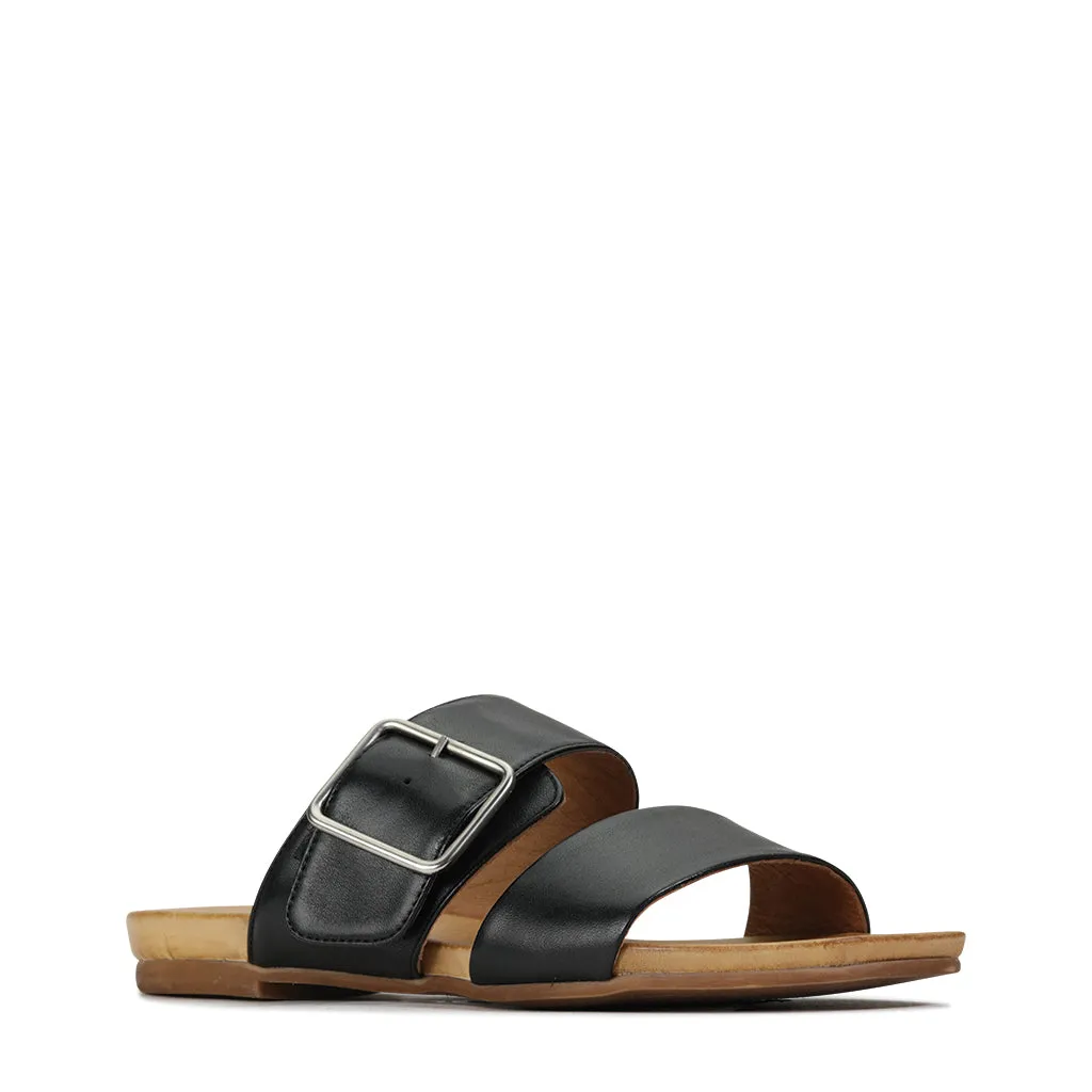 SANDALE DALLAS À BOUCLE EN CUIR