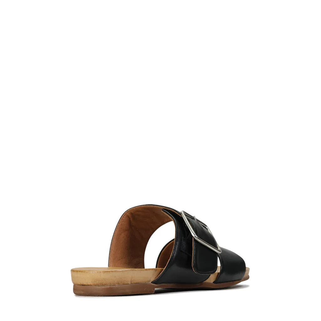 SANDALE DALLAS À BOUCLE EN CUIR