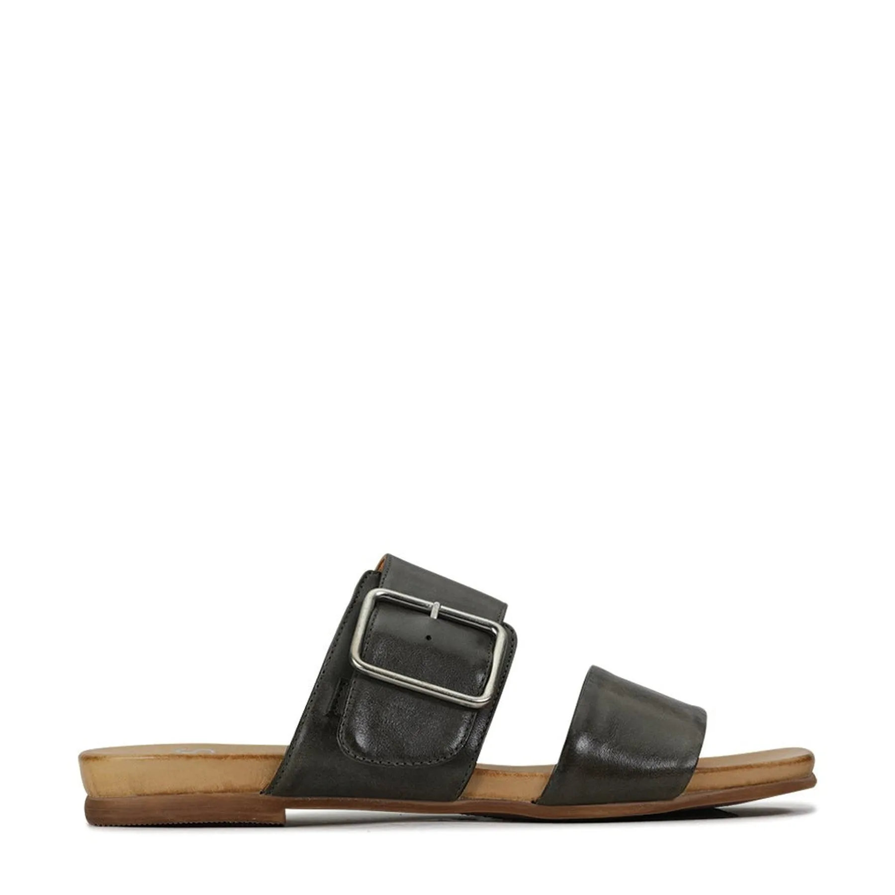 SANDALE DALLAS À BOUCLE EN CUIR
