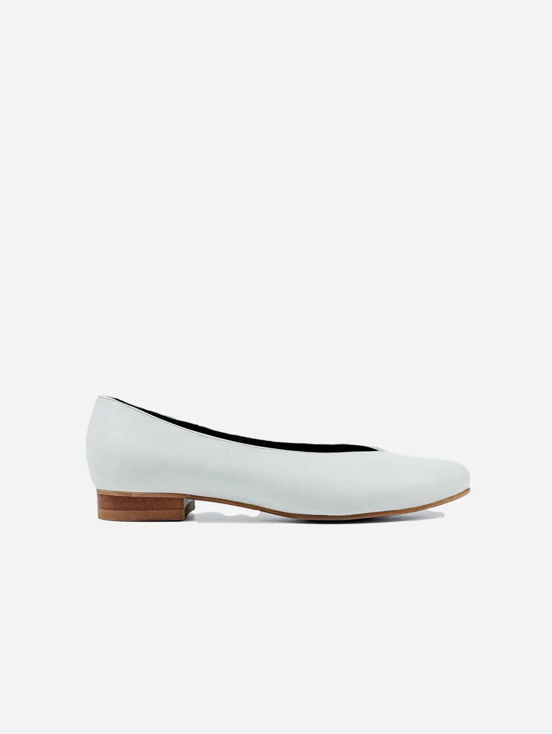 Desserto® Ballerines en Cuir Végétal de Cactus | Blanc