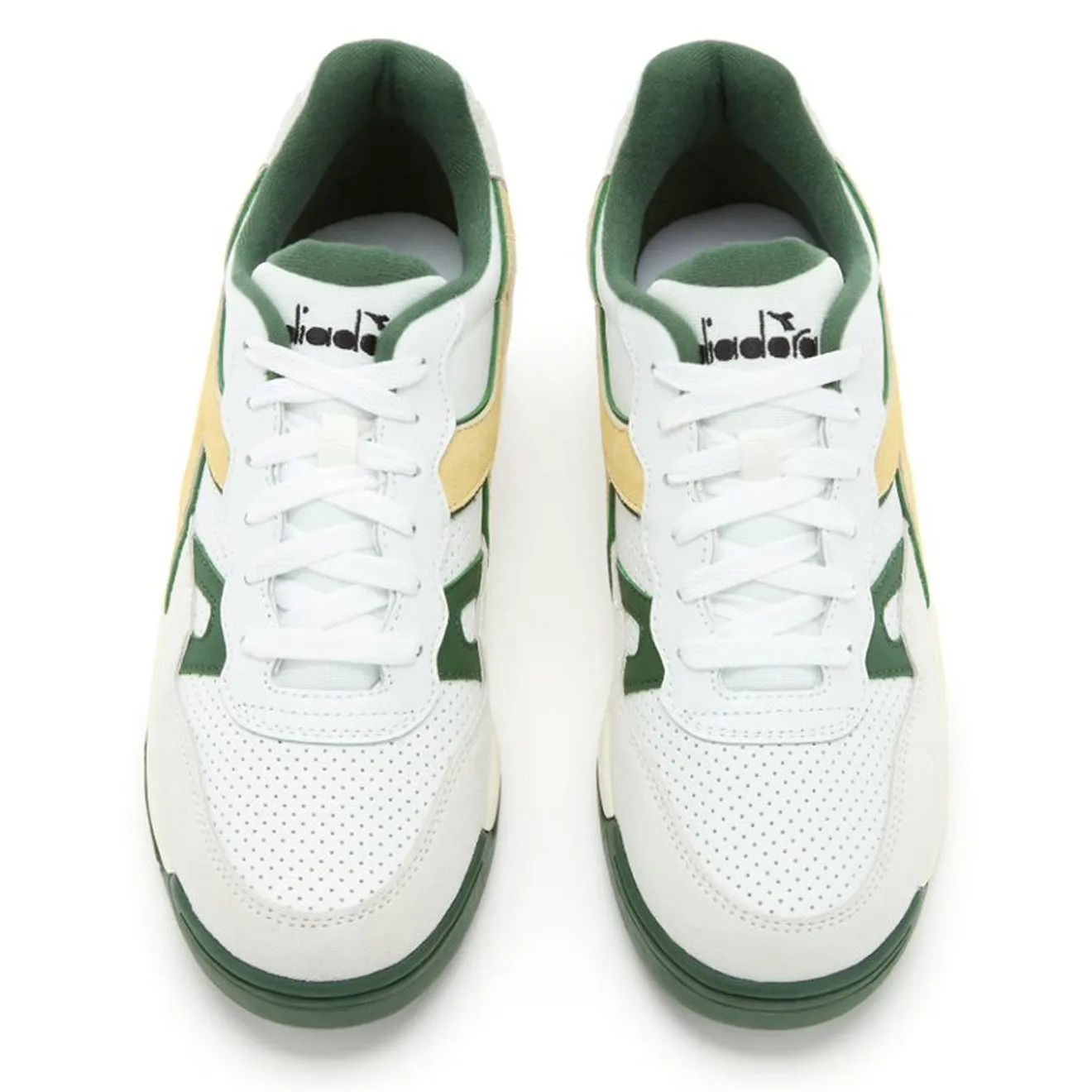 Diadora Winner SL Chaussures de Sport Blanc / Pâturages Plus Verts