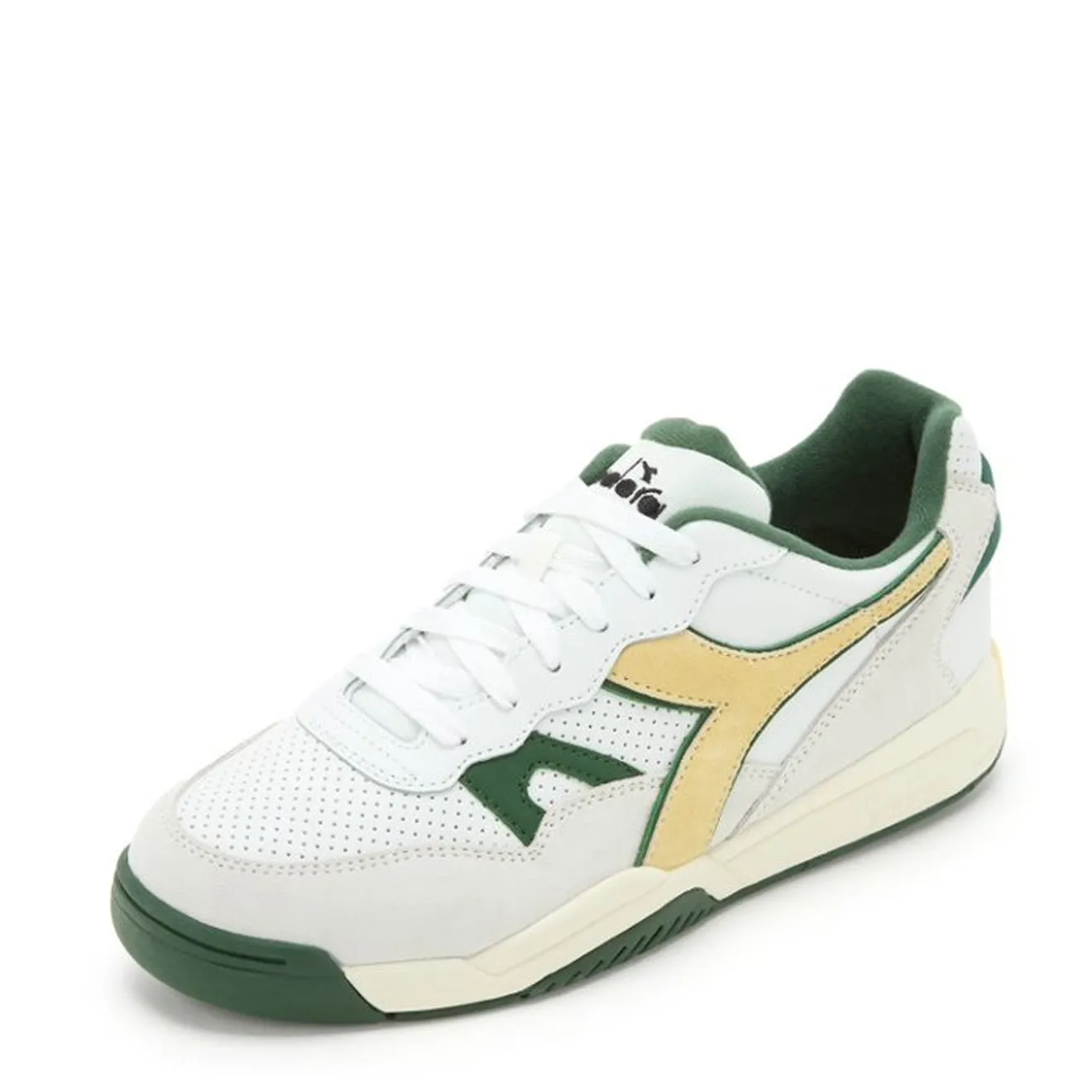 Diadora Winner SL Chaussures de Sport Blanc / Pâturages Plus Verts