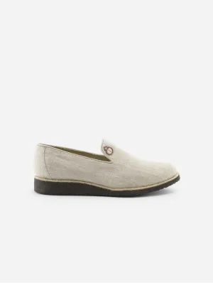 Mocassins pour Femmes Donata en Coton Bio & Lin | Plusieurs Couleurs