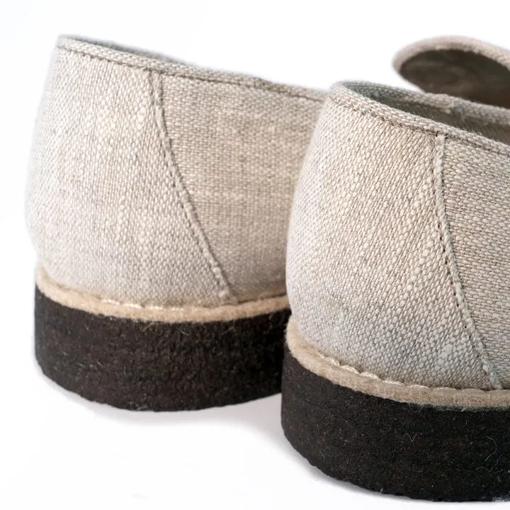 Mocassins pour Femmes Donata en Coton Bio & Lin | Plusieurs Couleurs