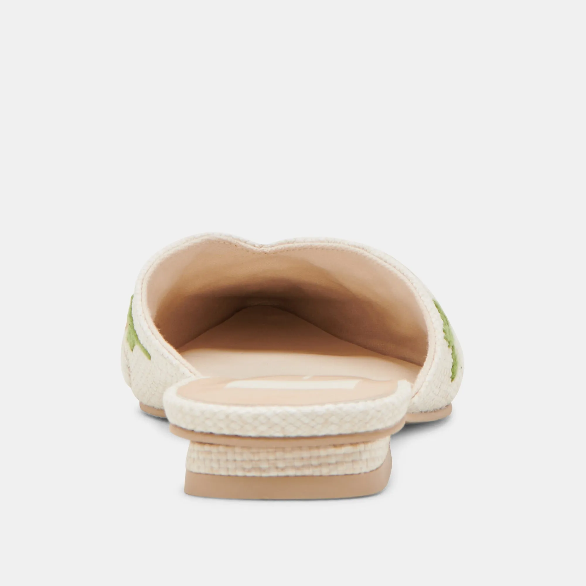 ELM FLATS FLORAL BLANC EN RAFFIA