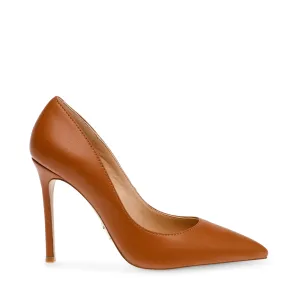 Evelyn-E Pompe COGNAC CUIR