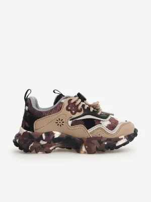 Chaussures Doi pour enfants Flower Mountain en beige