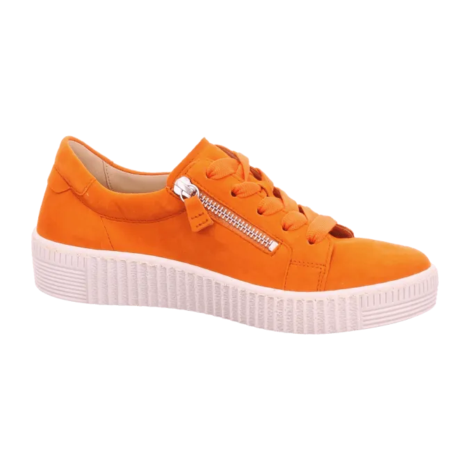 GABOR 43.334.13 BASKETS EN NUBUCK ORANGE