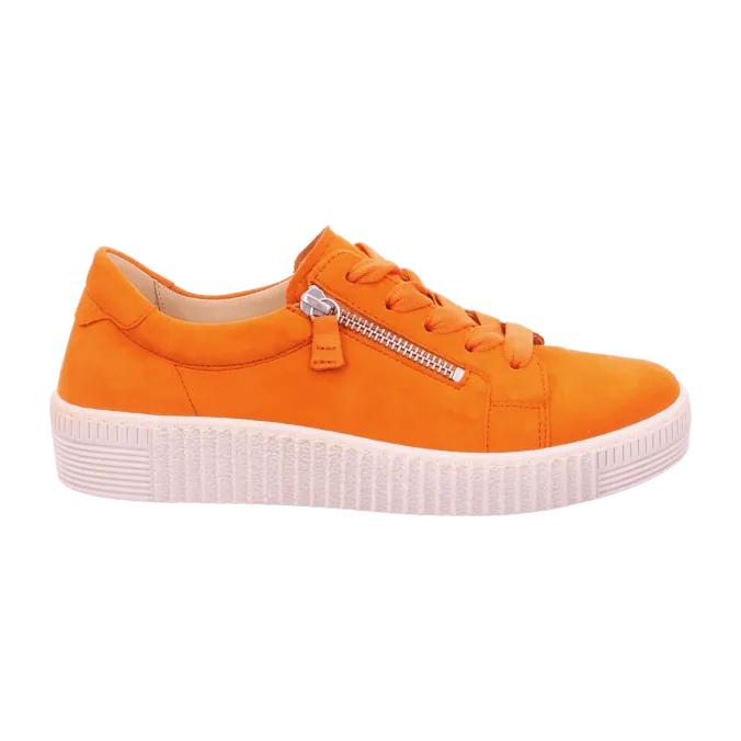 GABOR 43.334.13 BASKETS EN NUBUCK ORANGE