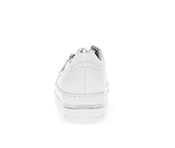 Gabor Confort Largeur Large Chaussure de Sport Blanche