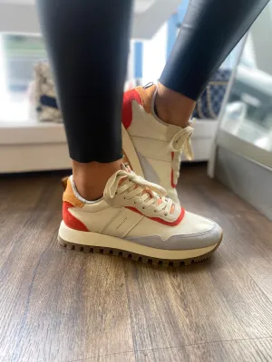 Gant Caffay Basket en Cuir Suédé - Orange