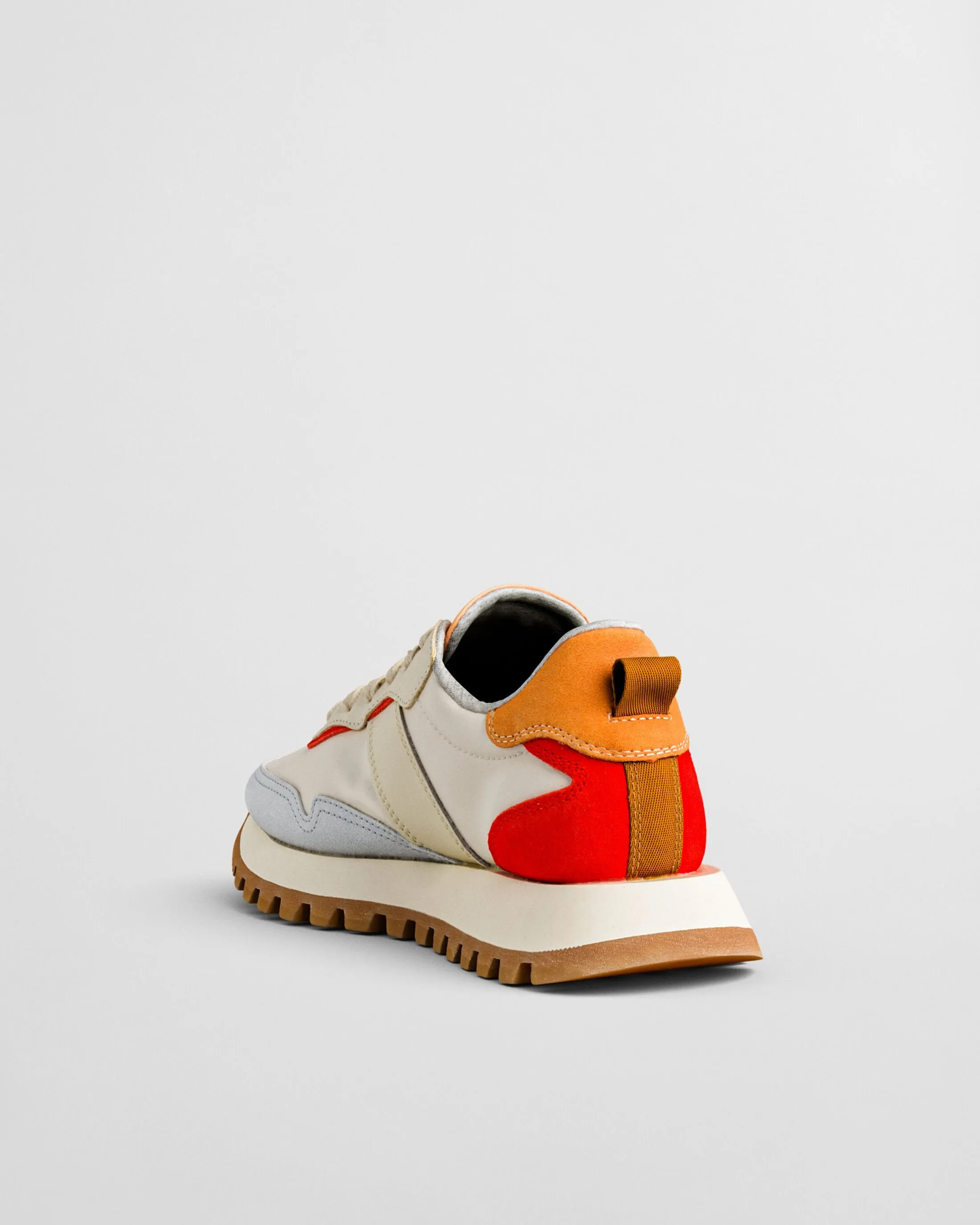 Gant Caffay Basket en Cuir Suédé - Orange