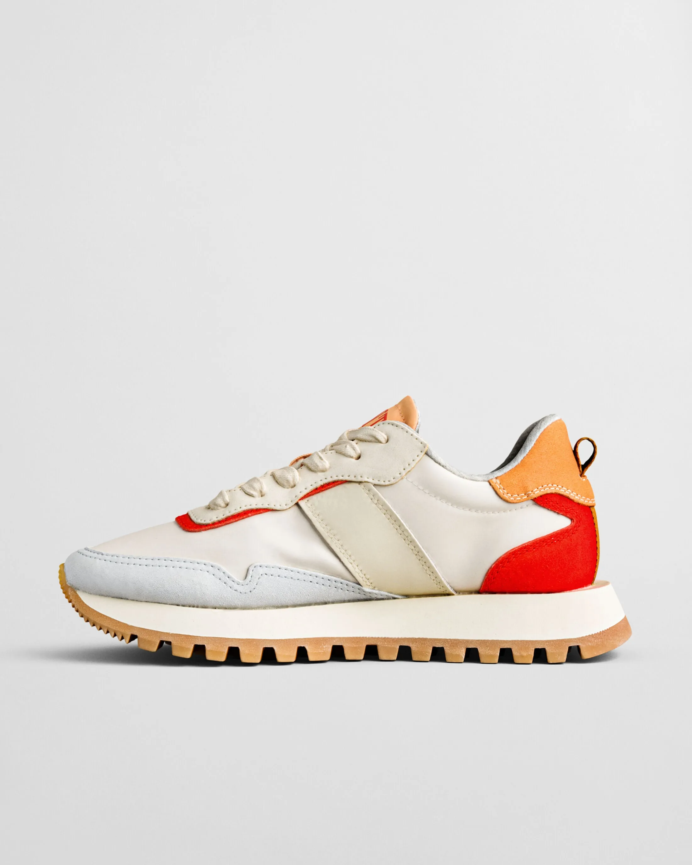 Gant Caffay Basket en Cuir Suédé - Orange
