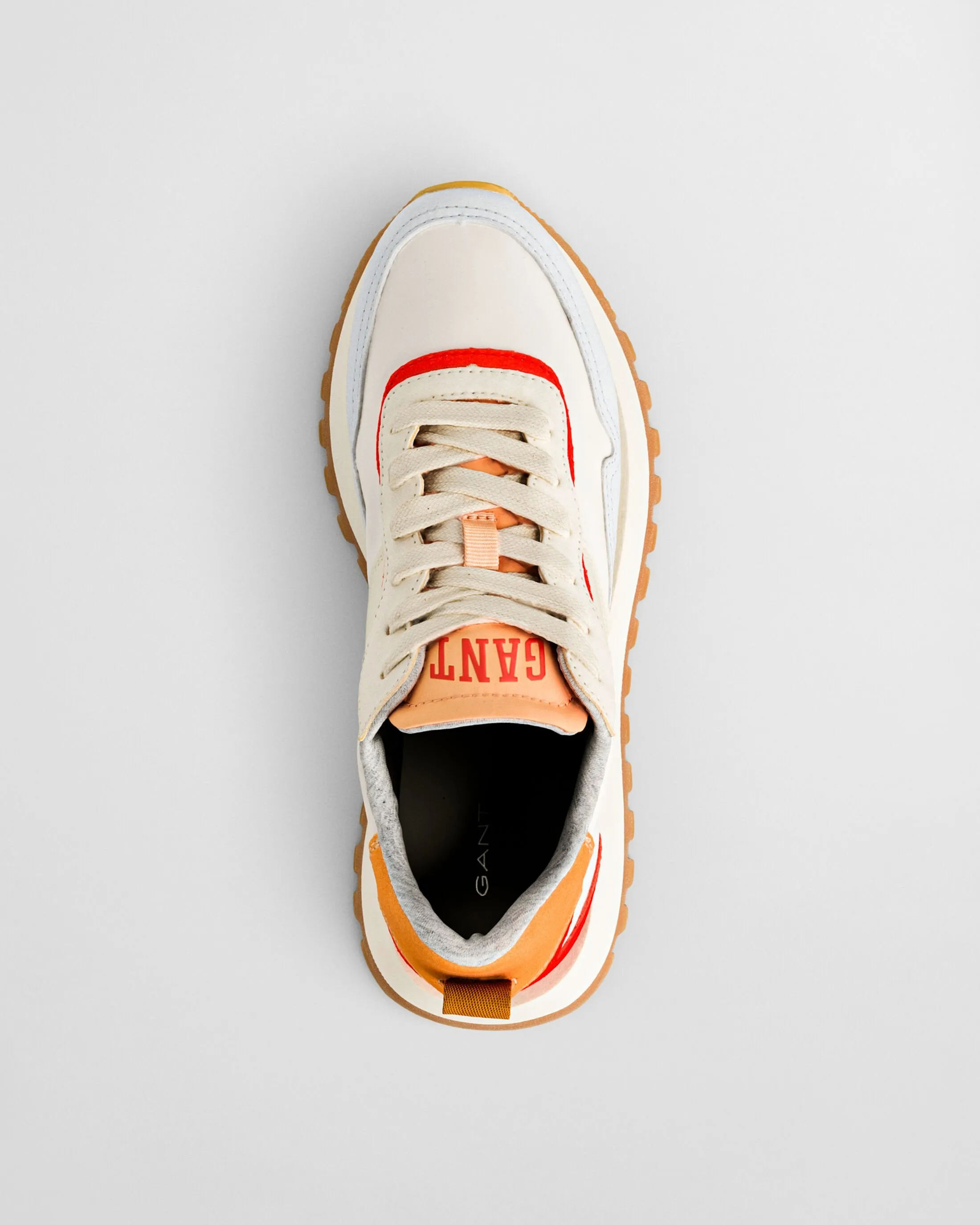 Gant Caffay Basket en Cuir Suédé - Orange
