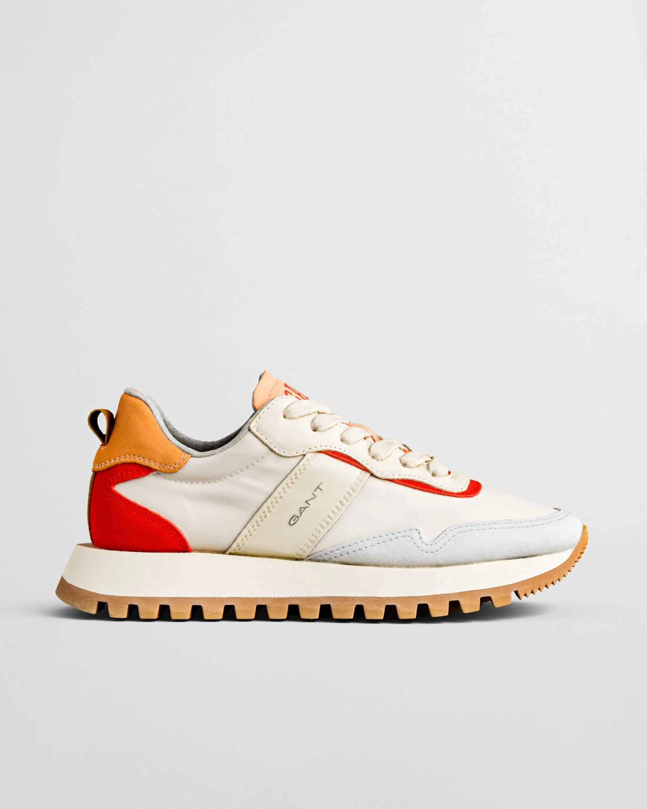 Gant Caffay Basket en Cuir Suédé - Orange