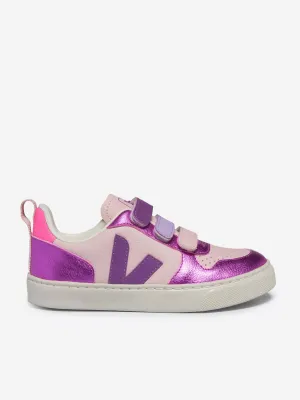 Baskets en cuir V-10 pour filles en violet