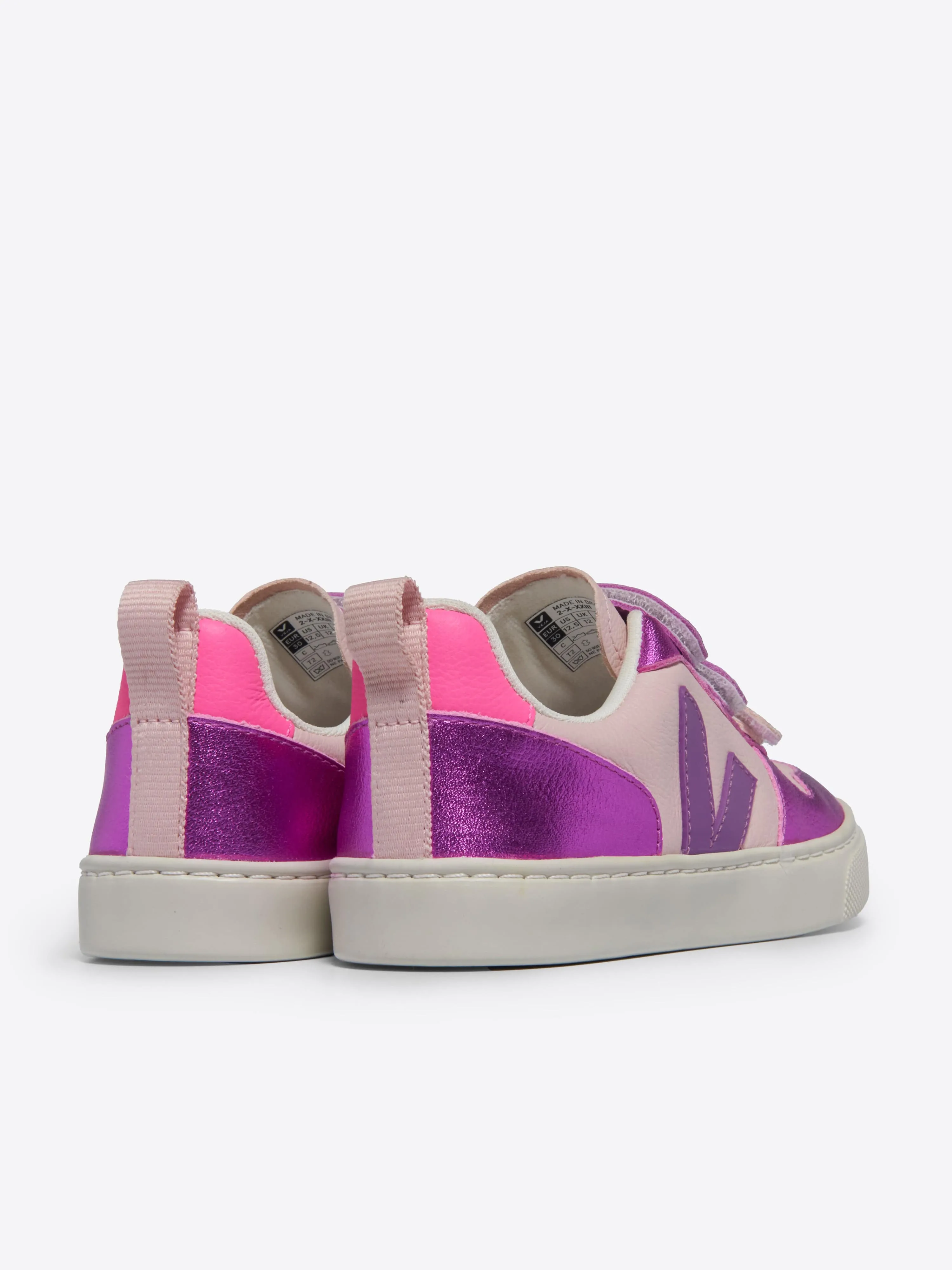 Baskets en cuir V-10 pour filles en violet