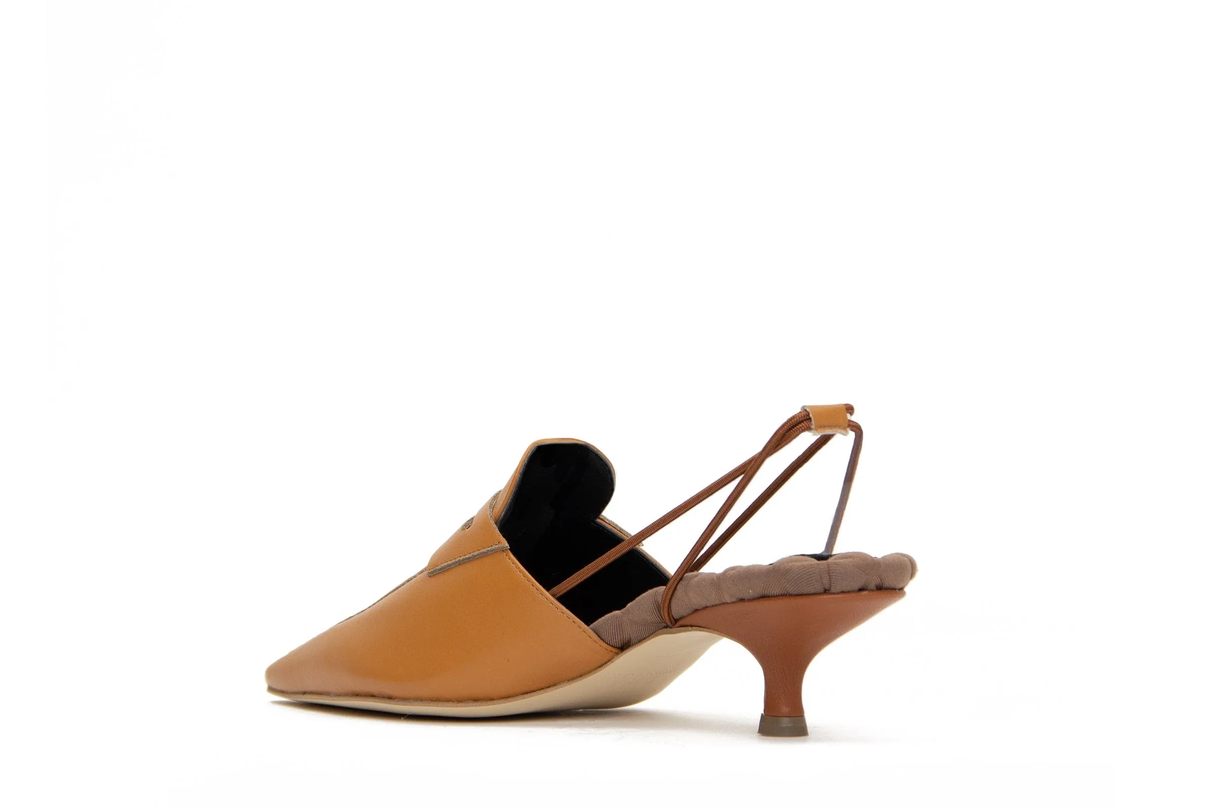 Escarpins Grace Vegan en Cuir Nappa | Marron