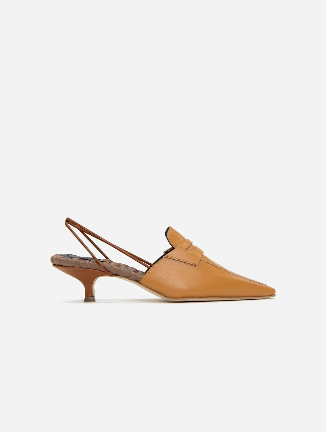 Escarpins Grace Vegan en Cuir Nappa | Marron