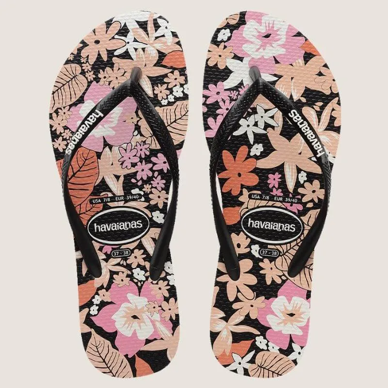 Havaianas Slim Ditsy Bloom Tong Shoes_Havaianas