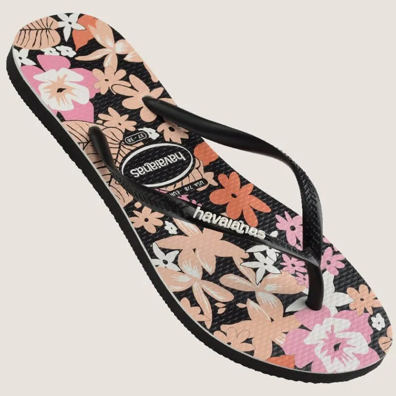 Havaianas Slim Ditsy Bloom Tong Shoes_Havaianas