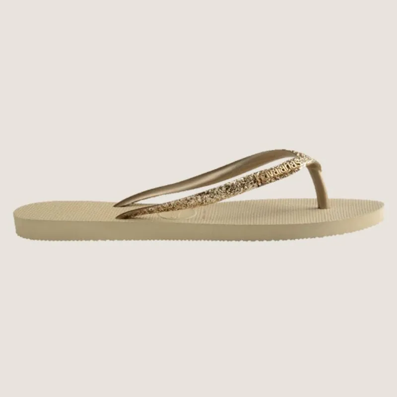 Havaianas Slim Metal Logo Pailleté II Tong Shoes_Havaianas