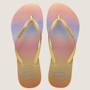 Havaianas Slim Metal Logo Gradient Tong Shoes_Havaianas
