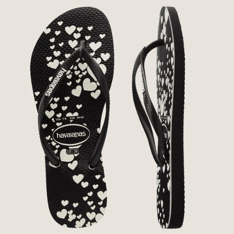 Havaianas Slim Mini Cœurs Tongues Chaussures_Havaianas