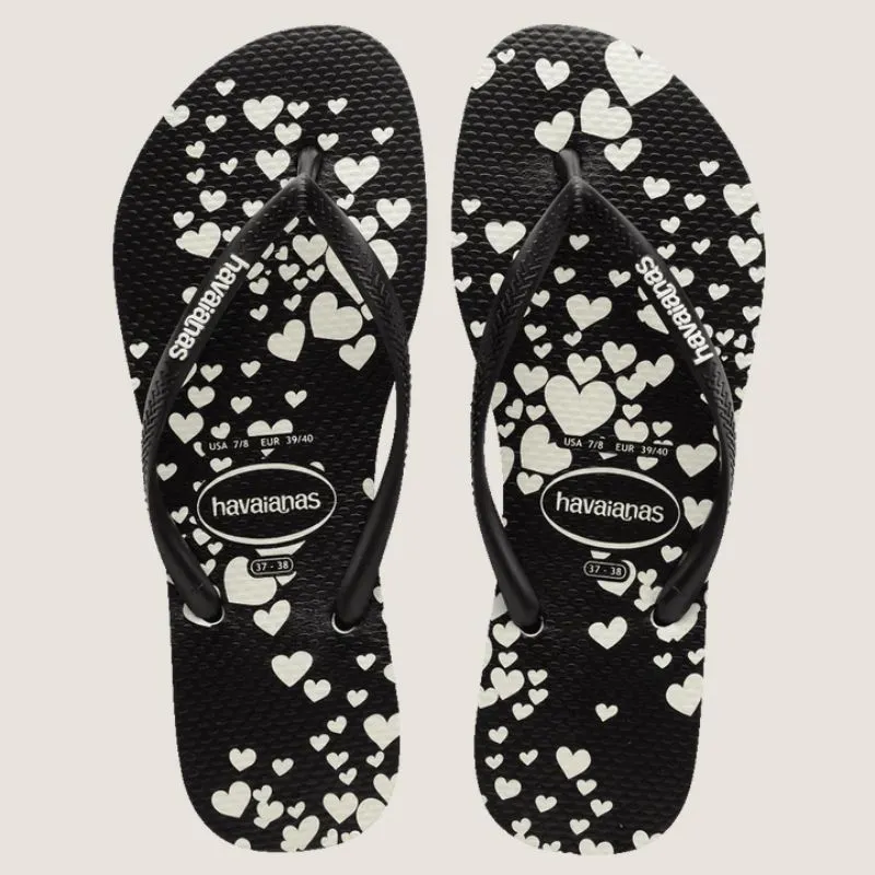Havaianas Slim Mini Cœurs Tongues Chaussures_Havaianas