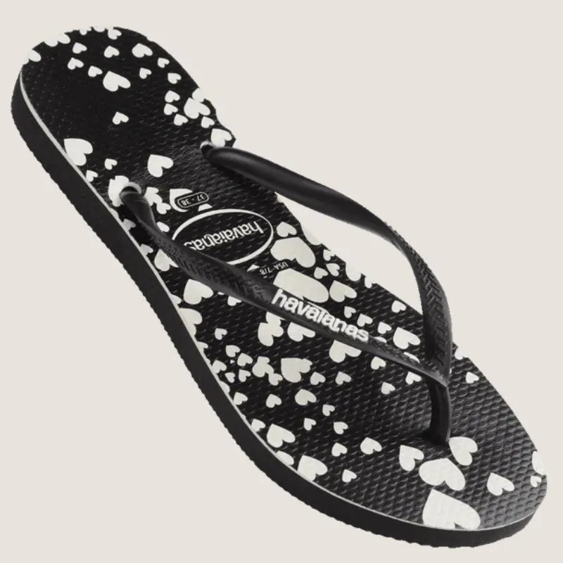 Havaianas Slim Mini Cœurs Tongues Chaussures_Havaianas