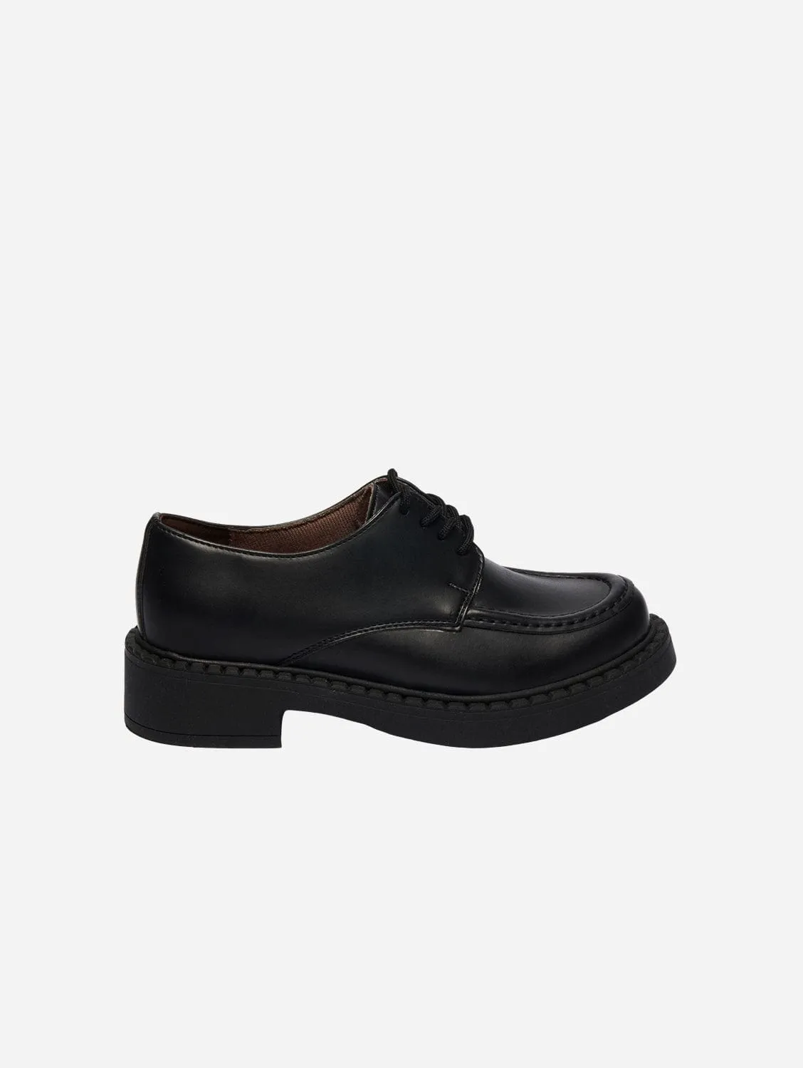 Mocassins Végans en Cuir Pomme pour Femme Helen | Noir