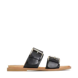 SANDALES JETT À LANIÈRES DOUBLE EN CUIR